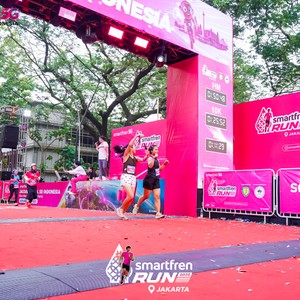 Race photo from SMARTFREN RUN 2026
