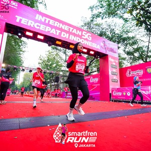 Race photo from SMARTFREN RUN 2026