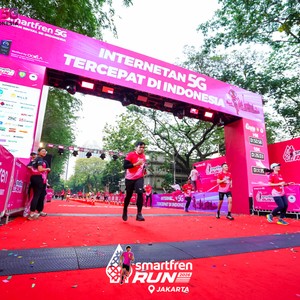 Race photo from SMARTFREN RUN 2026