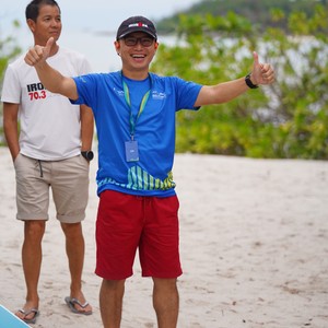 Race photo from Belitung Multisport Festival