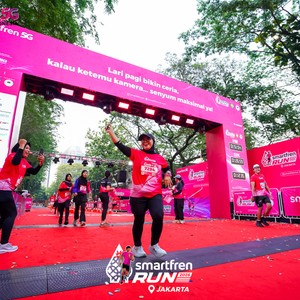 Race photo from SMARTFREN RUN 2026