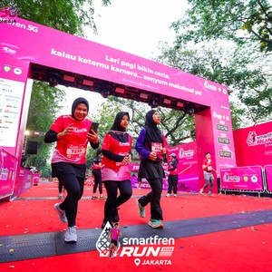 Race photo from SMARTFREN RUN 2026