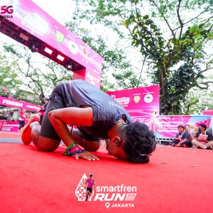 Race photo from SMARTFREN RUN 2026