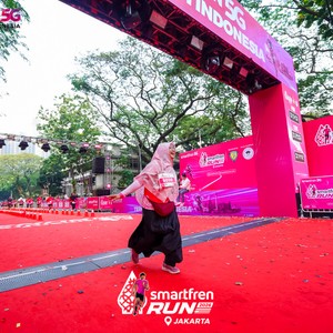 Race photo from SMARTFREN RUN 2026
