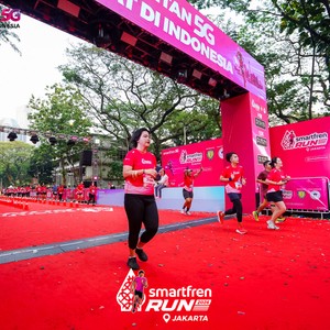 Race photo from SMARTFREN RUN 2026