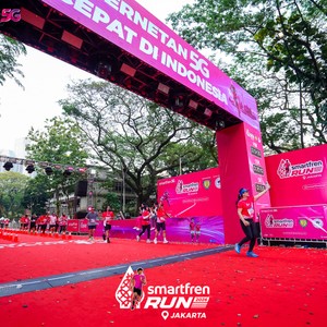 Race photo from SMARTFREN RUN 2026