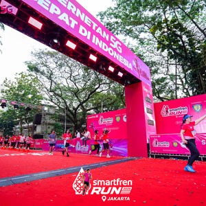 Race photo from SMARTFREN RUN 2026
