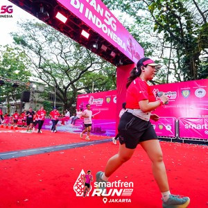 Race photo from SMARTFREN RUN 2026