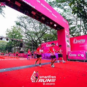 Race photo from SMARTFREN RUN 2026
