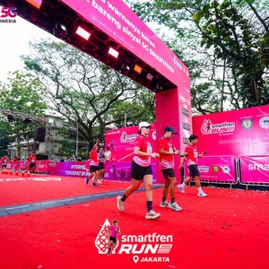 Race photo from SMARTFREN RUN 2026