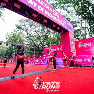 Race photo from SMARTFREN RUN 2026
