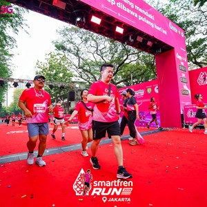 Race photo from SMARTFREN RUN 2026