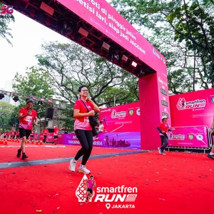 Race photo from SMARTFREN RUN 2026