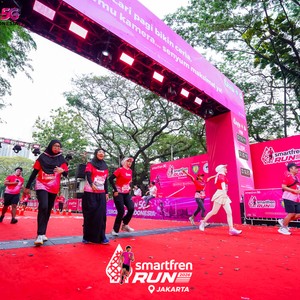 Race photo from SMARTFREN RUN 2026