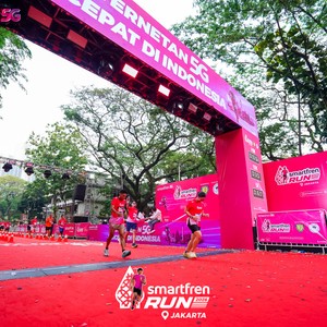 Race photo from SMARTFREN RUN 2026