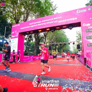 Race photo from SMARTFREN RUN 2026
