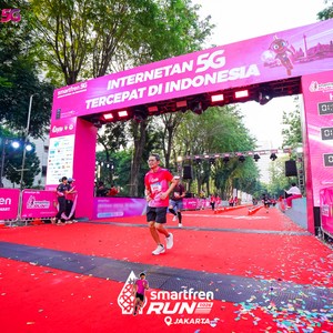 Race photo from SMARTFREN RUN 2026
