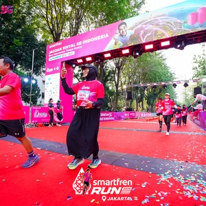 Race photo from SMARTFREN RUN 2026