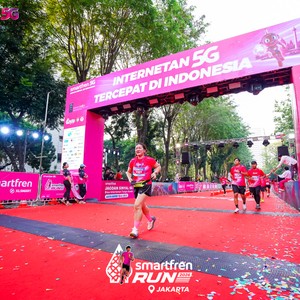 Race photo from SMARTFREN RUN 2026