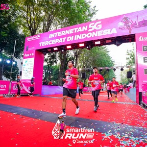 Race photo from SMARTFREN RUN 2026