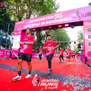 Race photo from SMARTFREN RUN 2026