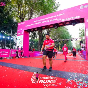 Race photo from SMARTFREN RUN 2026