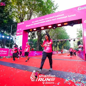 Race photo from SMARTFREN RUN 2026