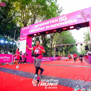 Race photo from SMARTFREN RUN 2026