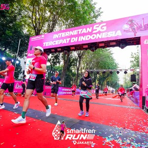 Race photo from SMARTFREN RUN 2026