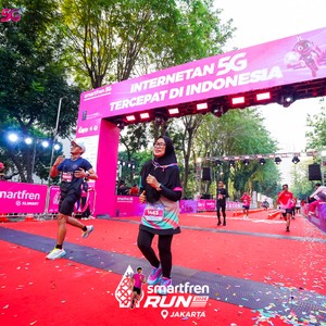 Race photo from SMARTFREN RUN 2026