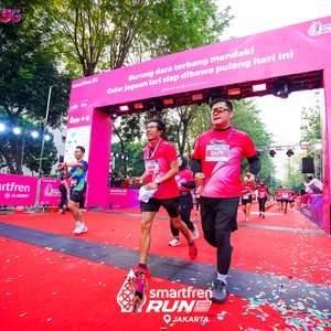 Race photo from SMARTFREN RUN 2026
