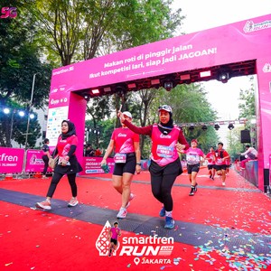 Race photo from SMARTFREN RUN 2026