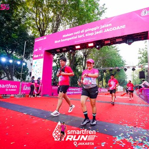Race photo from SMARTFREN RUN 2026