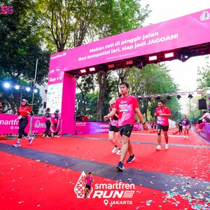 Race photo from SMARTFREN RUN 2026