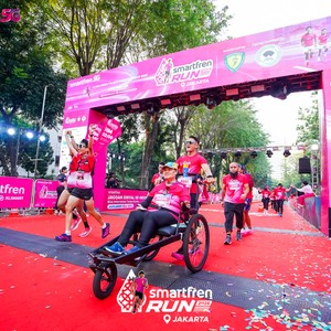 Race photo from SMARTFREN RUN 2026