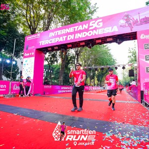 Race photo from SMARTFREN RUN 2026