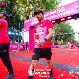 Race photo from SMARTFREN RUN 2026
