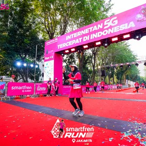 Race photo from SMARTFREN RUN 2026