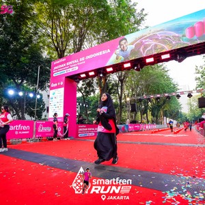 Race photo from SMARTFREN RUN 2026