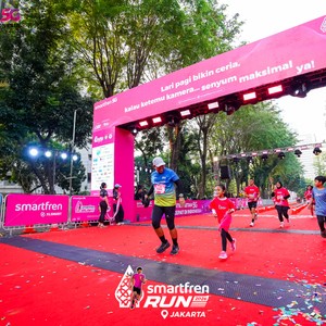 Race photo from SMARTFREN RUN 2026
