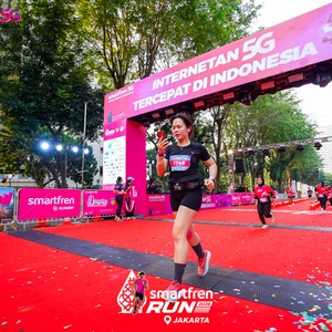Race photo from SMARTFREN RUN 2026