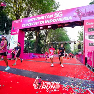 Race photo from SMARTFREN RUN 2026