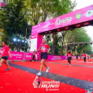 Race photo from SMARTFREN RUN 2026