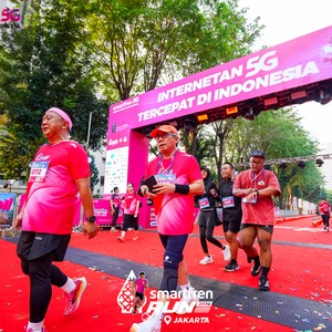 Race photo from SMARTFREN RUN 2026