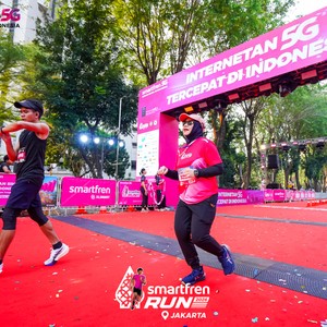 Race photo from SMARTFREN RUN 2026