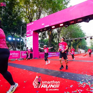 Race photo from SMARTFREN RUN 2026