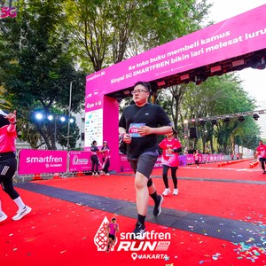 Race photo from SMARTFREN RUN 2026