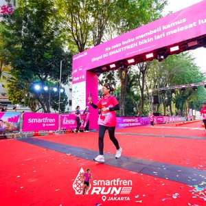 Race photo from SMARTFREN RUN 2026