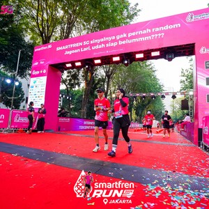 Race photo from SMARTFREN RUN 2026