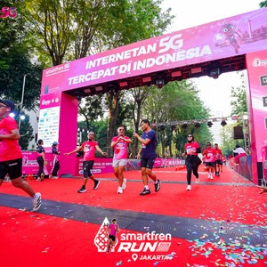 Race photo from SMARTFREN RUN 2026